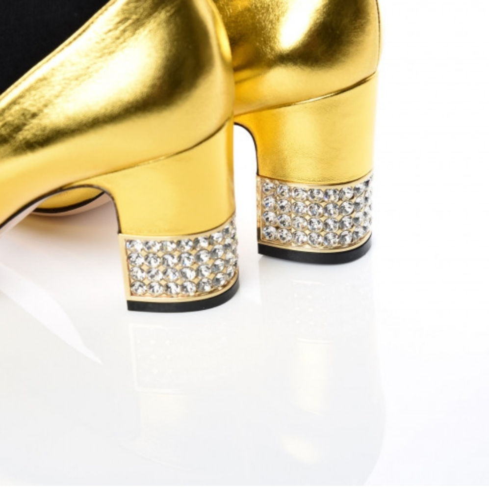 Gucci "Candy" Embroidered Ankle Sock Booties - Picture 4 of 12